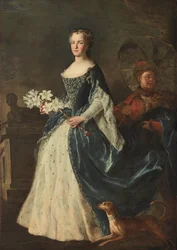 Portret van Marie Leszczynska, koningin van Frankrijk 1703-1768