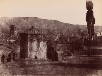 La Tour des Vents, Athenes (De toren van de winden, Athene),1851 (foto)
