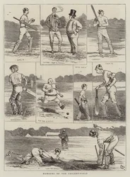 Humor van het cricketveld