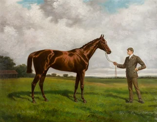 Sir Hugo-winnaar van de Derby van 1892, ca. 1875-1928