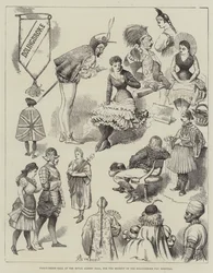 Verkleedbal in de Royal Albert Hall, ten behoeve van het Bolingbroke Pay Hospital