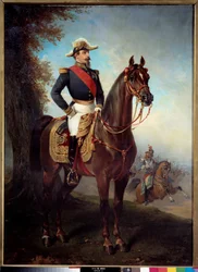 Ruiterportret van Napoleon III