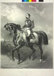 Napoleon III., Keizer der Fransen (prent)