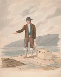 Man staand aan de kust - Hierro