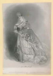 Giuditta Pasta, gegraveerd door R.J. Lane, gepubliceerd juli 1837