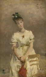 Jonge Vrouw aan Zee, 1886