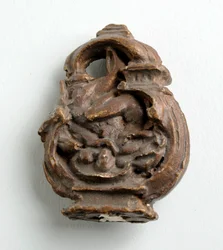 Maquette voor een Sleutelboog met een Cupido die een Zittend Meisje Fluistert: drie schetsen voor de Centrale Groep