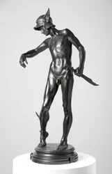 Perseus bewapent zich