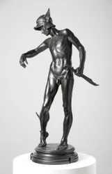 Perseus bewapent zich