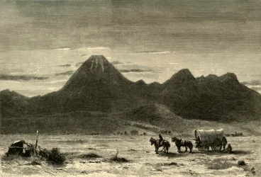 Lassens Butte, Sacramento Valley, 1872