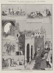 Carcassonne, de Oude Vestingstad bij de Pyreneeën