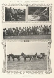 Scènes van de Koninklijke Koloniale Tour