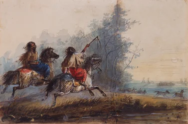 Vrouwen, Slangenstam, Paarden Drijven