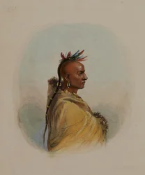 Hoofd van een Sioux