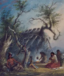 Indiaanse lodge