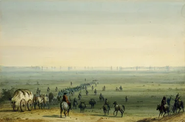 Prairie-taferel: Luchtspiegeling