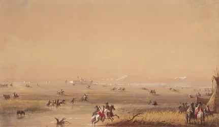 Scène bij Fort Laramie, c.1837