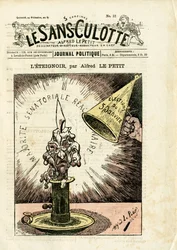 Omslag van Le Sans-Panlotte, nummer 12, Satirique in kleuren