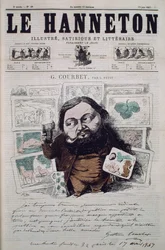 Gustave Courbet, omslagillustratie van 