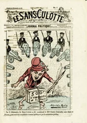 Illustratie voor de omslag van Le Sans-culotte, nr. 7