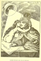 Illustratie van Alfred Le Pete (1841-1909) in Gros-Jean en zijn parochie