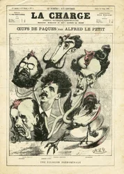 Illustratie van Alfred Le Pepetit in La Charge (1870)