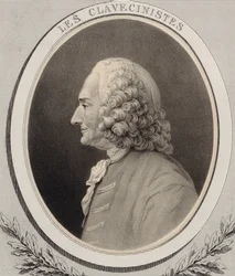 Portret van de componist Jean-Philippe Rameau 1683-1764