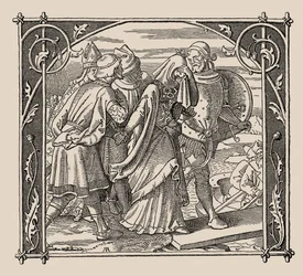 Die Nibelungen. Kriemhilds Afscheid, 1840-1841