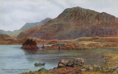 Arthog Lake en Cader Idris, nabij Barmouth