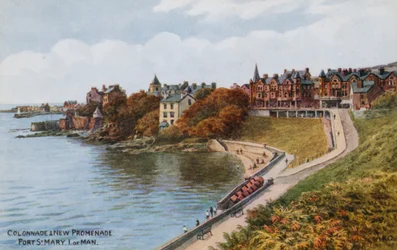 Colonnade en Nieuwe Promenade, Port St Mary I of Man