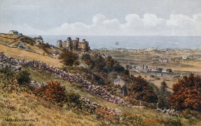 Harlech, vanuit het oosten