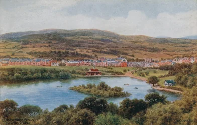 Llandrindod Wells, vanaf Golf Links