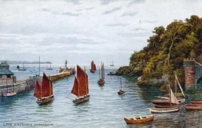Looe, Ingang naar de Haven
