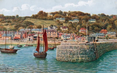Lyme Regis, vanaf de Cobb