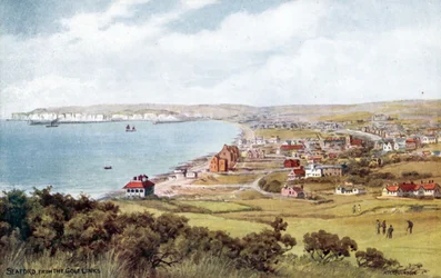 Seaford vanaf de golfbaan
