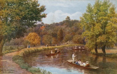 De rivier Wey, Guildford