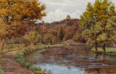 De rivier Wey, Guildford