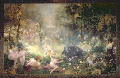 De vreugden van het leven: bloemen, vrouwen, muziek