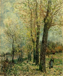 A. Sisley, Landschap in de omgeving van Moret