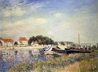 Oevers van de Loing bij Saint-Mammes