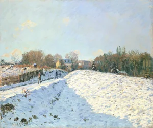 Sneeuweffect in Argenteuil
