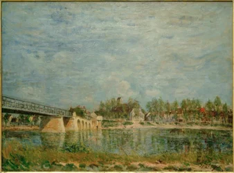De brug van Saint-Mammès