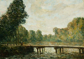 Klein bruggetje over de Orvanne, 1890