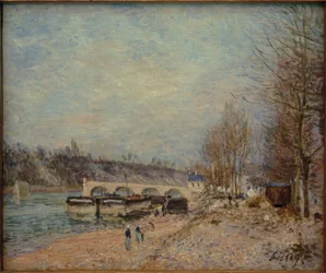 Saint-Mammès - Grijs weer