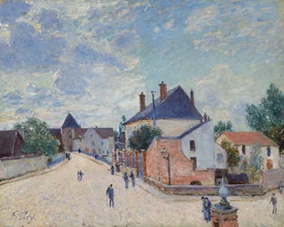 Straat in Moret