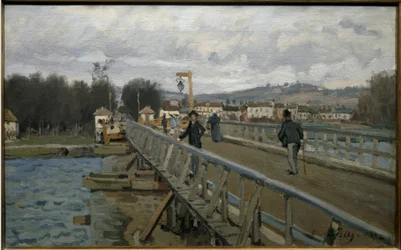 De voetgangersbrug van Argenteuil