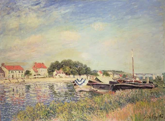 De Oevers van de Loing bij Saint-Mammes