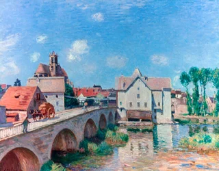 De brug bij Moret, 1893