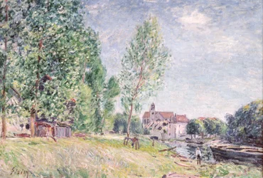 De Bouwplaats in Matrat, Moret-sur-Loing