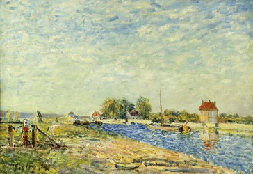 Het kanaal bij Loing; Le Canal du Loing, 1884